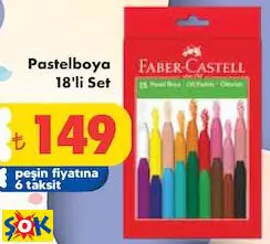 FABER CASTELL PASTEL BOYA 18'Lİ SET
